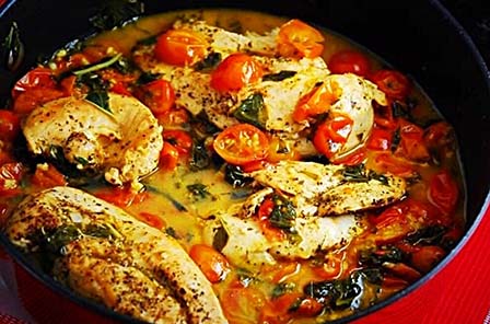 Tomato & Basil Seasoned Chicken Tenders